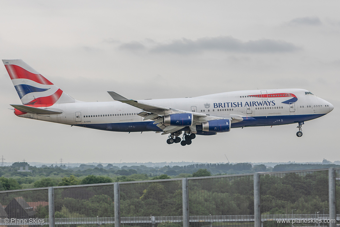 British Airways Boeing 747-400 G-CIVG at London Heathrow Airport (EGLL/LHR)