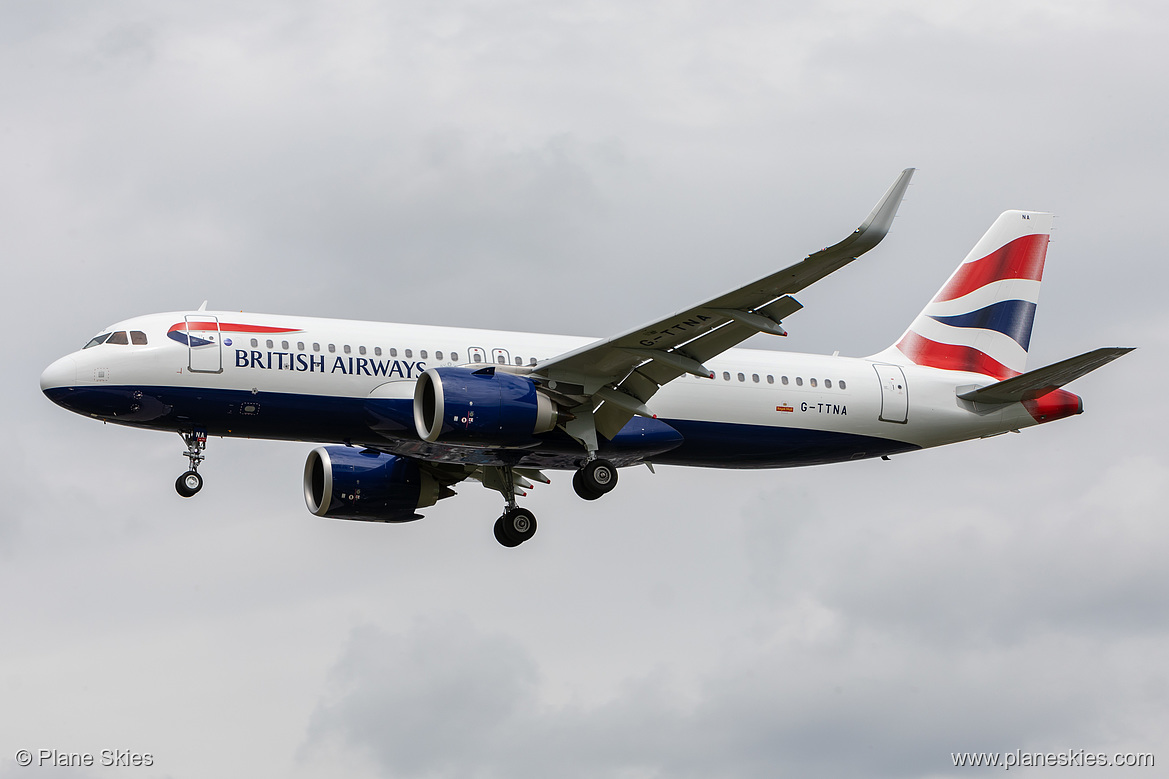 British Airways Airbus A320neo G-TTNA at London Heathrow Airport (EGLL/LHR)