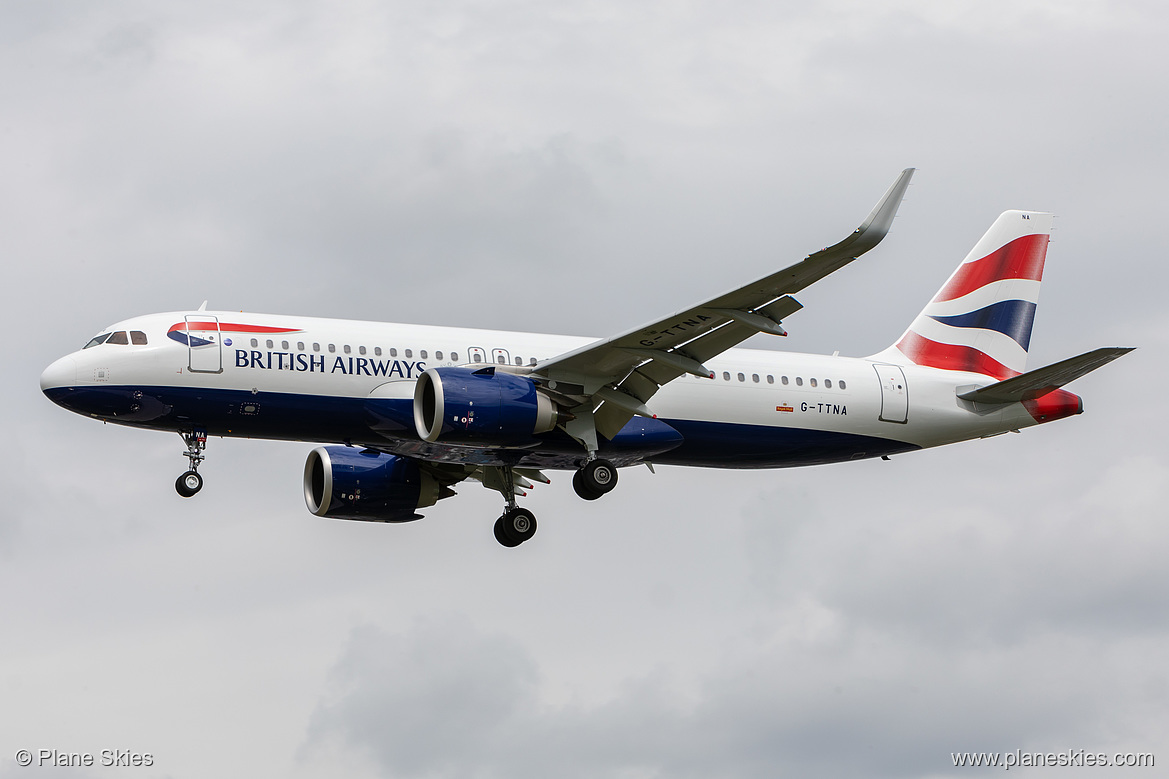 British Airways Airbus A320neo G-TTNA at London Heathrow Airport (EGLL/LHR) British Airways Airbus A320neo G-TTNA at London Heathrow Airport (EGLL/LHR)