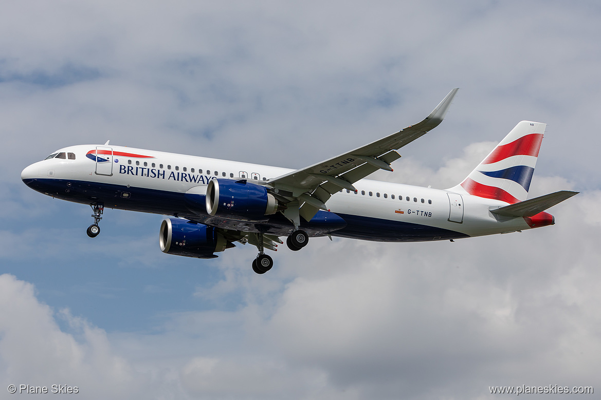 British Airways Airbus A320neo G-TTNB at London Heathrow Airport (EGLL/LHR)