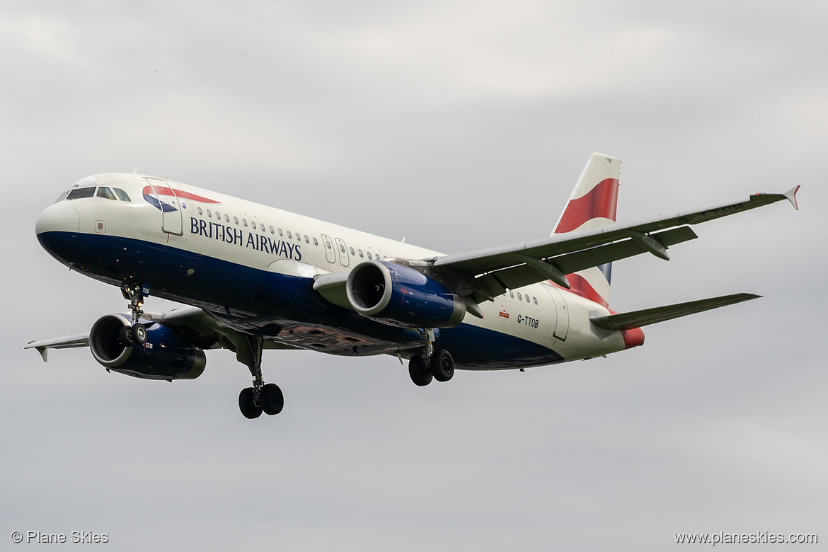 British Airways Airbus A320-200 G-TTOB at London Heathrow Airport (EGLL/LHR)