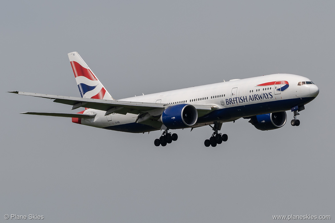 British Airways Boeing 777-200ER G-VIIG at London Heathrow Airport (EGLL/LHR)
