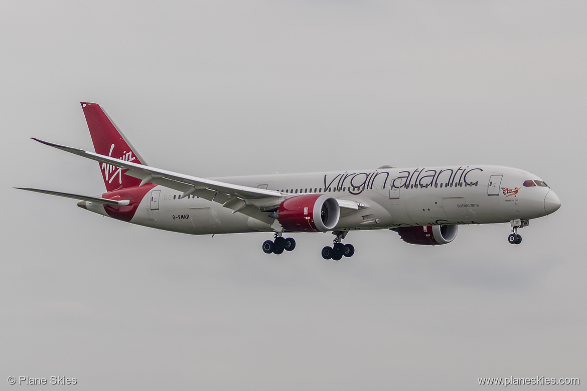 Virgin Atlantic Boeing 787-9 G-VMAP at London Heathrow Airport (EGLL/LHR) Virgin Atlantic Boeing 787-9 G-VMAP at London Heathrow Airport (EGLL/LHR)
