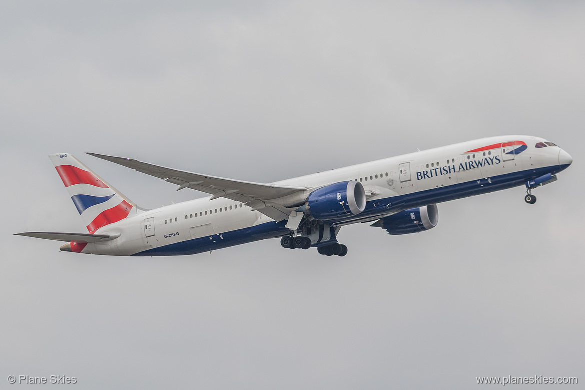 British Airways Boeing 787-9 G-ZBKG at London Heathrow Airport (EGLL/LHR) British Airways Boeing 787-9 G-ZBKG at London Heathrow Airport (EGLL/LHR)