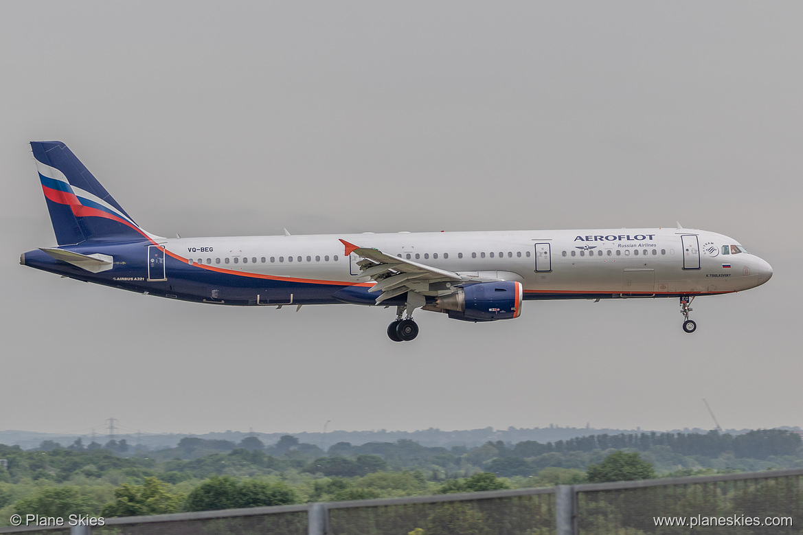 Aeroflot Airbus A321-200 VQ-BEG at London Heathrow Airport (EGLL/LHR) Aeroflot Airbus A321-200 VQ-BEG at London Heathrow Airport (EGLL/LHR)