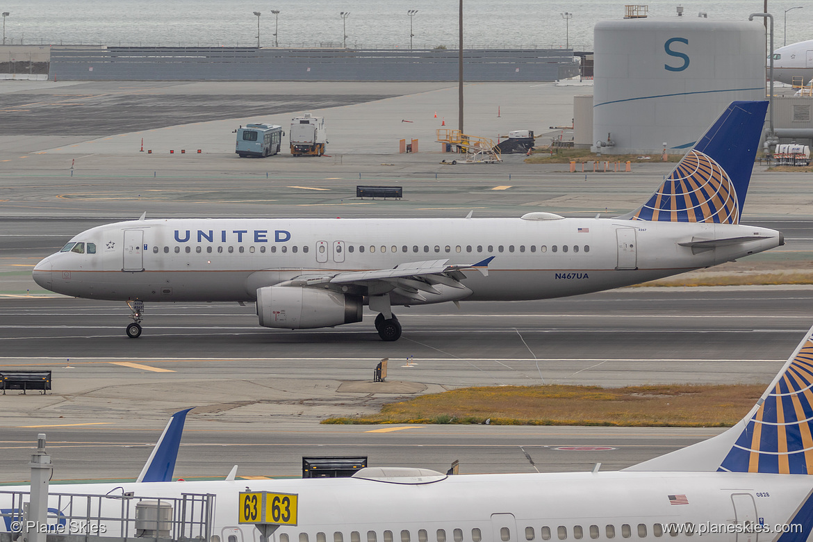 United Airlines Airbus A320-200 N467UA at San Francisco International Airport (KSFO/SFO) United Airlines Airbus A320-200 N467UA at San Francisco International Airport (KSFO/SFO)