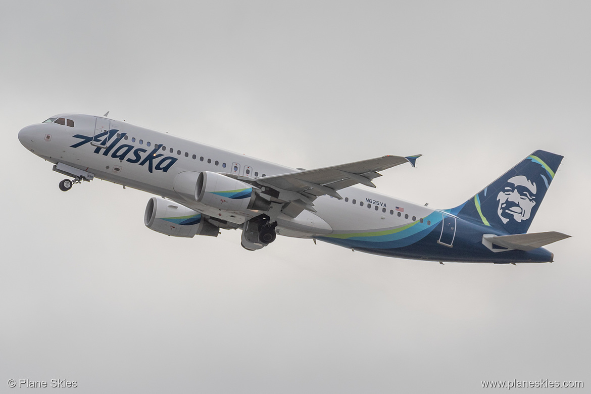 Alaska Airlines Airbus A320-200 N625VA at San Francisco International Airport (KSFO/SFO)