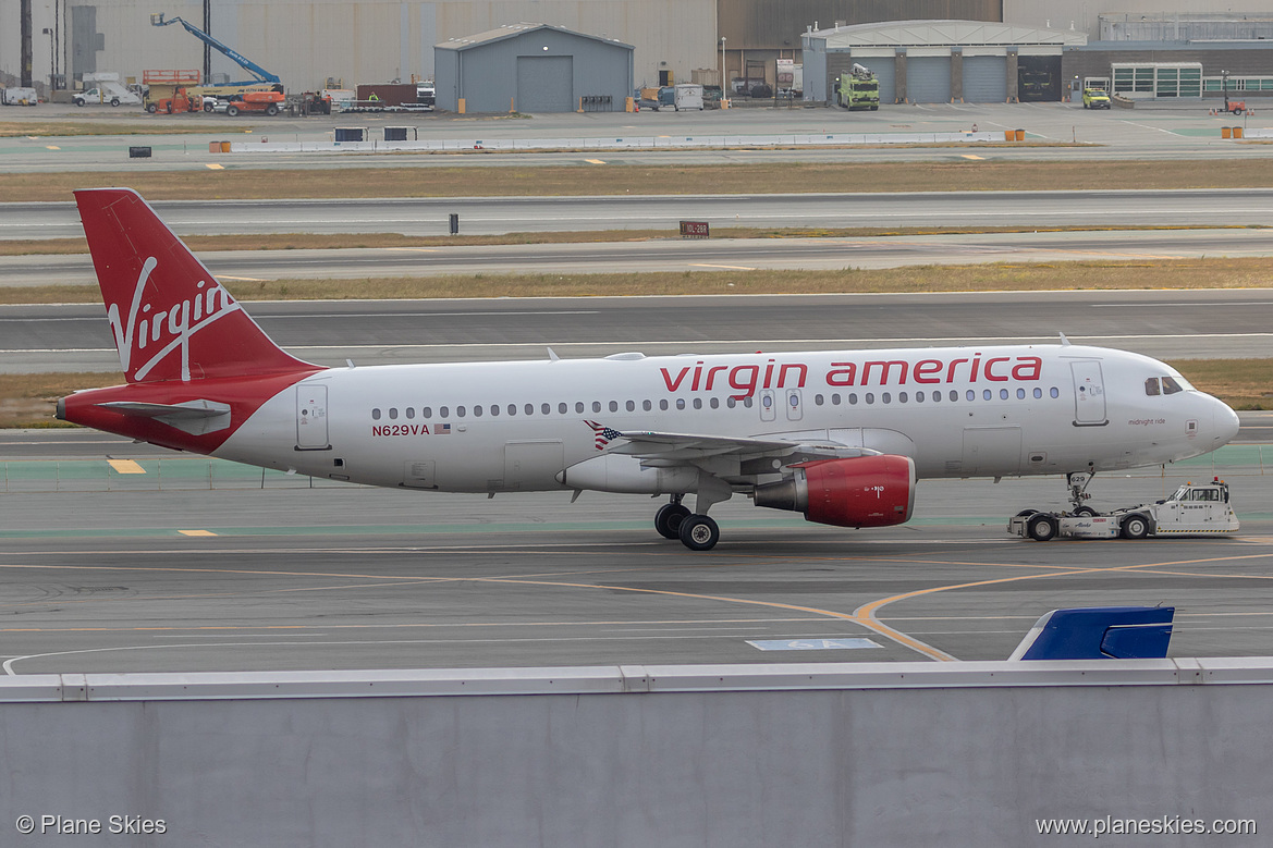 Alaska Airlines Airbus A320-200 N629VA at San Francisco International Airport (KSFO/SFO)