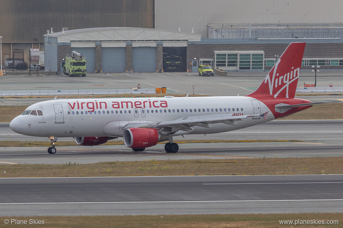 Alaska Airlines Airbus A320-200 N842VA at San Francisco International Airport (KSFO/SFO)