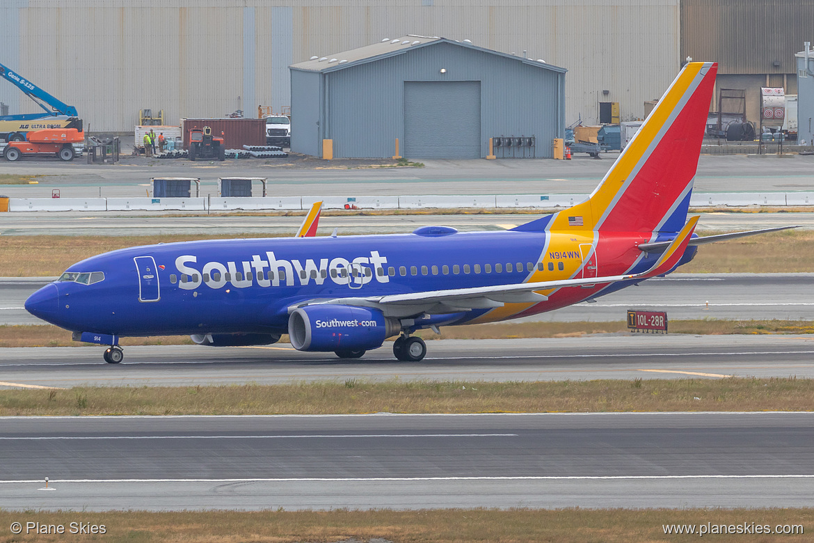 Southwest Airlines Boeing 737-700 N914WN at San Francisco International Airport (KSFO/SFO) Southwest Airlines Boeing 737-700 N914WN at San Francisco International Airport (KSFO/SFO)