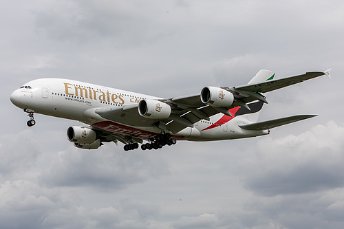 Emirates Airbus A380-800 A6-EEI at London Heathrow Airport (EGLL/LHR)