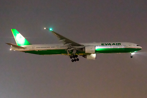 EVA Air Boeing 777-300ER B-16708 at London Heathrow Airport (EGLL/LHR)