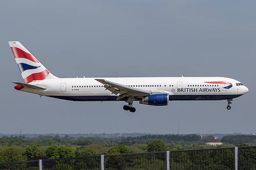 British Airways Boeing 767-300ER G-BZHB at London Heathrow Airport (EGLL/LHR)