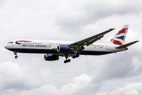 British Airways Boeing 767-300ER G-BZHC at London Heathrow Airport (EGLL/LHR)