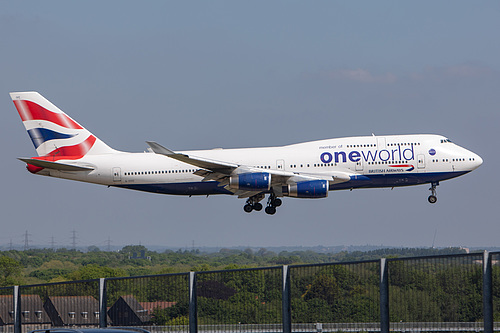 British Airways Boeing 747-400 G-CIVC at London Heathrow Airport (EGLL/LHR) British Airways Boeing 747-400 G-CIVC at London Heathrow Airport (EGLL/LHR)