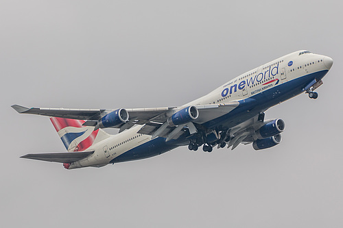 British Airways Boeing 747-400 G-CIVI at London Heathrow Airport (EGLL/LHR) British Airways Boeing 747-400 G-CIVI at London Heathrow Airport (EGLL/LHR)