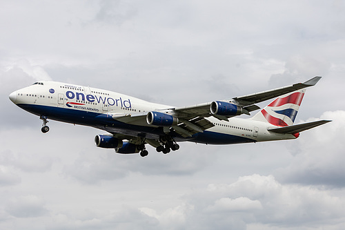 British Airways Boeing 747-400 G-CIVL at London Heathrow Airport (EGLL/LHR) British Airways Boeing 747-400 G-CIVL at London Heathrow Airport (EGLL/LHR)