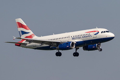 British Airways Airbus A319-100 G-EUOC at London Heathrow Airport (EGLL/LHR)