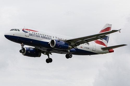 British Airways Airbus A319-100 G-EUOH at London Heathrow Airport (EGLL/LHR) British Airways Airbus A319-100 G-EUOH at London Heathrow Airport (EGLL/LHR)