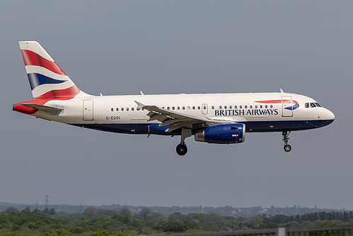 British Airways Airbus A319-100 G-EUOI at London Heathrow Airport (EGLL/LHR) British Airways Airbus A319-100 G-EUOI at London Heathrow Airport (EGLL/LHR)