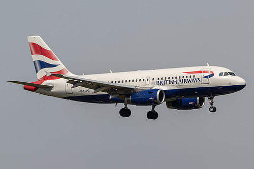 British Airways Airbus A319-100 G-EUPC at London Heathrow Airport (EGLL/LHR) British Airways Airbus A319-100 G-EUPC at London Heathrow Airport (EGLL/LHR)
