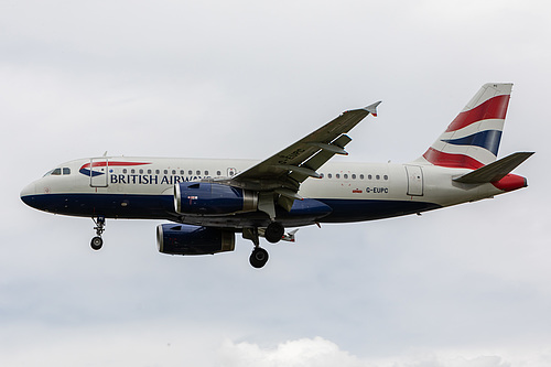 British Airways Airbus A319-100 G-EUPC at London Heathrow Airport (EGLL/LHR) British Airways Airbus A319-100 G-EUPC at London Heathrow Airport (EGLL/LHR)