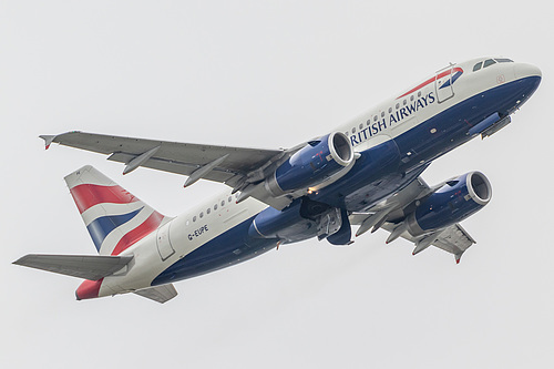 British Airways Airbus A319-100 G-EUPE at London Heathrow Airport (EGLL/LHR) British Airways Airbus A319-100 G-EUPE at London Heathrow Airport (EGLL/LHR)