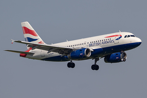 British Airways Airbus A319-100 G-EUPF at London Heathrow Airport (EGLL/LHR) British Airways Airbus A319-100 G-EUPF at London Heathrow Airport (EGLL/LHR)