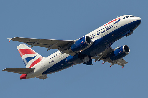 British Airways Airbus A319-100 G-EUPJ at London Heathrow Airport (EGLL/LHR) British Airways Airbus A319-100 G-EUPJ at London Heathrow Airport (EGLL/LHR)