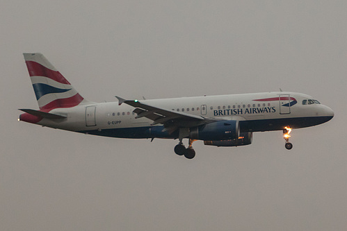 British Airways Airbus A319-100 G-EUPP at London Heathrow Airport (EGLL/LHR)