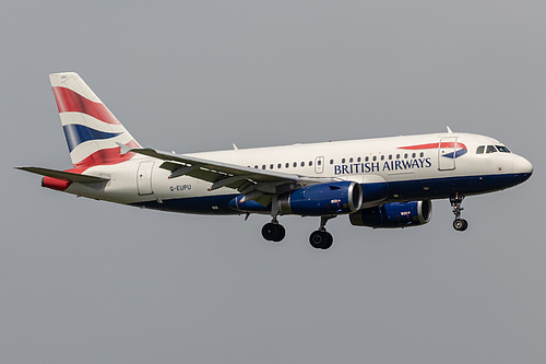 British Airways Airbus A319-100 G-EUPU at London Heathrow Airport (EGLL/LHR)