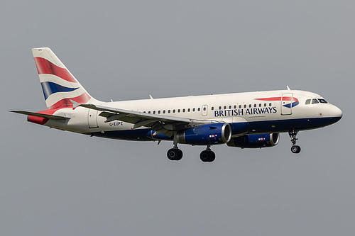 British Airways Airbus A319-100 G-EUPZ at London Heathrow Airport (EGLL/LHR) British Airways Airbus A319-100 G-EUPZ at London Heathrow Airport (EGLL/LHR)