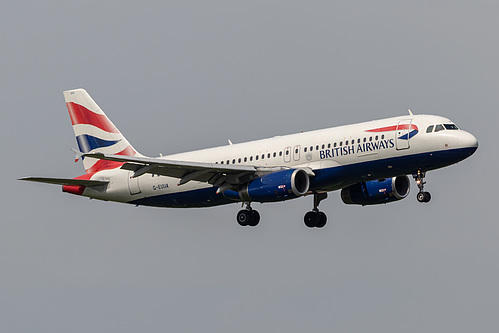 British Airways Airbus A320-200 G-EUUA at London Heathrow Airport (EGLL/LHR) British Airways Airbus A320-200 G-EUUA at London Heathrow Airport (EGLL/LHR)