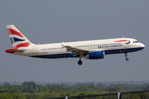 British Airways Airbus A320-200 G-EUUD at London Heathrow Airport (EGLL/LHR) British Airways Airbus A320-200 G-EUUD at London Heathrow Airport (EGLL/LHR)