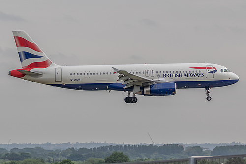British Airways Airbus A320-200 G-EUUH at London Heathrow Airport (EGLL/LHR) British Airways Airbus A320-200 G-EUUH at London Heathrow Airport (EGLL/LHR)