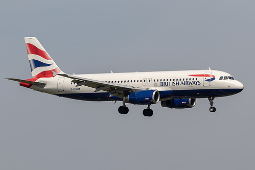 British Airways Airbus A320-200 G-EUUM at London Heathrow Airport (EGLL/LHR) British Airways Airbus A320-200 G-EUUM at London Heathrow Airport (EGLL/LHR)