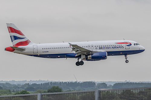 British Airways Airbus A320-200 G-EUUN at London Heathrow Airport (EGLL/LHR)