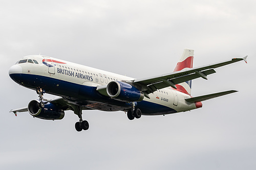 British Airways Airbus A320-200 G-EUUO at London Heathrow Airport (EGLL/LHR)