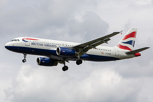 British Airways Airbus A320-200 G-EUUR at London Heathrow Airport (EGLL/LHR) British Airways Airbus A320-200 G-EUUR at London Heathrow Airport (EGLL/LHR)