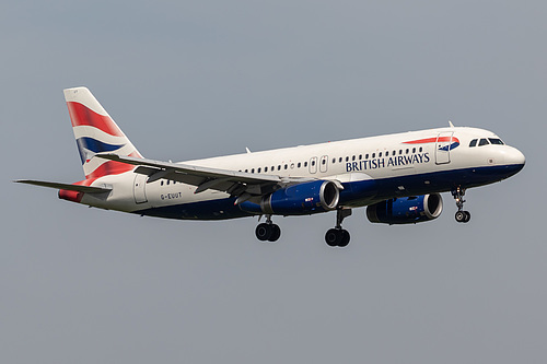 British Airways Airbus A320-200 G-EUUT at London Heathrow Airport (EGLL/LHR)