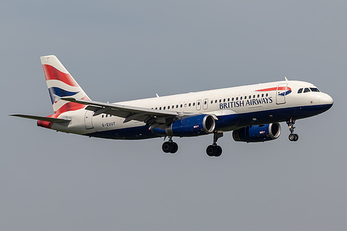 British Airways Airbus A320-200 G-EUUT at London Heathrow Airport (EGLL/LHR) British Airways Airbus A320-200 G-EUUT at London Heathrow Airport (EGLL/LHR)
