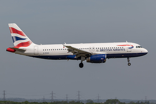 British Airways Airbus A320-200 G-EUUU at London Heathrow Airport (EGLL/LHR) British Airways Airbus A320-200 G-EUUU at London Heathrow Airport (EGLL/LHR)