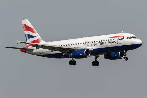 British Airways Airbus A320-200 G-EUUU at London Heathrow Airport (EGLL/LHR)