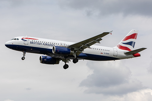 British Airways Airbus A320-200 G-EUUX at London Heathrow Airport (EGLL/LHR) British Airways Airbus A320-200 G-EUUX at London Heathrow Airport (EGLL/LHR)