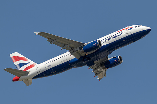 British Airways Airbus A320-200 G-EUUY at London Heathrow Airport (EGLL/LHR) British Airways Airbus A320-200 G-EUUY at London Heathrow Airport (EGLL/LHR)