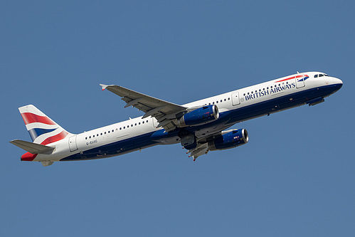 British Airways Airbus A321-200 G-EUXC at London Heathrow Airport (EGLL/LHR) British Airways Airbus A321-200 G-EUXC at London Heathrow Airport (EGLL/LHR)
