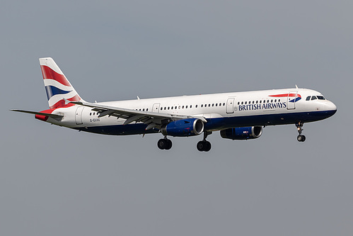 British Airways Airbus A321-200 G-EUXC at London Heathrow Airport (EGLL/LHR) British Airways Airbus A321-200 G-EUXC at London Heathrow Airport (EGLL/LHR)