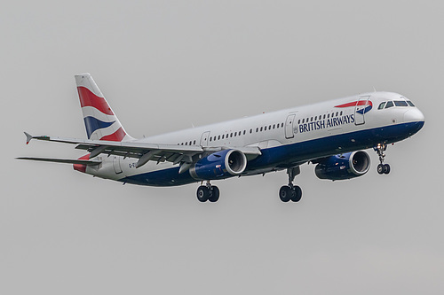 British Airways Airbus A321-200 G-EUXH at London Heathrow Airport (EGLL/LHR)