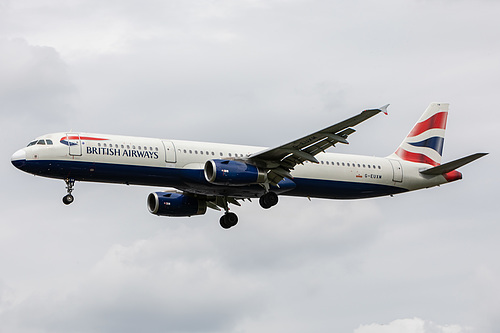 British Airways Airbus A321-200 G-EUXM at London Heathrow Airport (EGLL/LHR) British Airways Airbus A321-200 G-EUXM at London Heathrow Airport (EGLL/LHR)