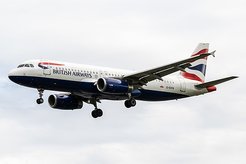 British Airways Airbus A320-200 G-EUYA at London Heathrow Airport (EGLL/LHR)